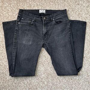 Acne Studios Ace Cash Black Jeans Mens 31x30 Slim Fit Denim